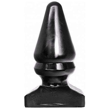 Plug Anale con Forma a Cono All Black – Piacere e Stretching